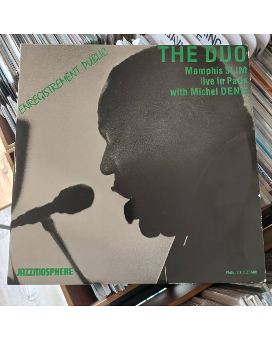 Memphis Slim & Michel Denis - Live In Paris - Memphis Slim İmzalı Memphis Slim & Michel Denis - Live In Paris - Memphis Slim İmzalı