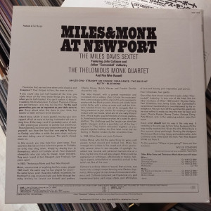 The Miles Davis Sextet & The Thelonious Monk Quartet - Miles & Monk At Newport - Japonya The Miles Davis Sextet & The Thelonious Monk Quartet - Miles & Monk At Newport - Japonya