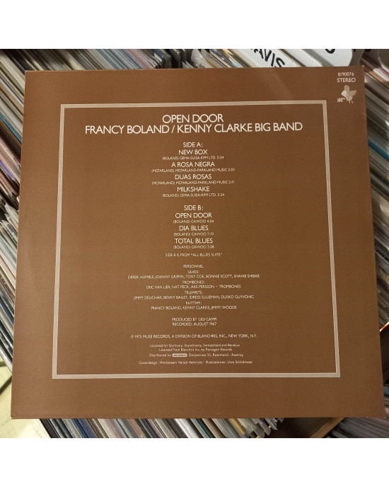 Francy Boland / Kenny Clarke Big Band - Open Door Francy Boland / Kenny Clarke Big Band - Open Door