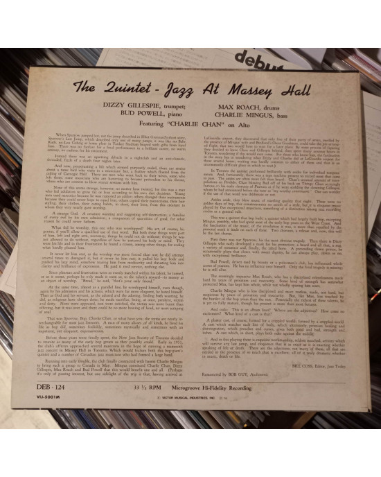The Quintet - Jazz At Massey Hall - Japonya The Quintet - Jazz At Massey Hall - Japonya