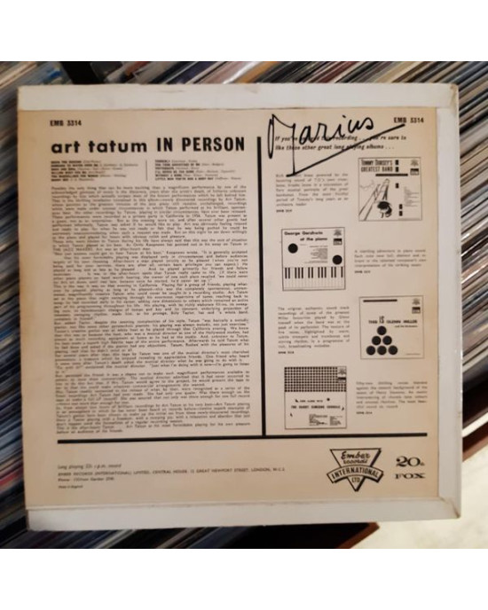 Art Tatum - In Person Art Tatum - In Person