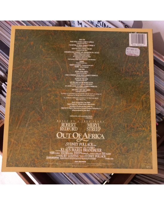John Barry - Out Of Africa (Music From The Motion Picture Soundtrack) John Barry - Out Of Africa (Music From The Motion Picture Soundtrack)