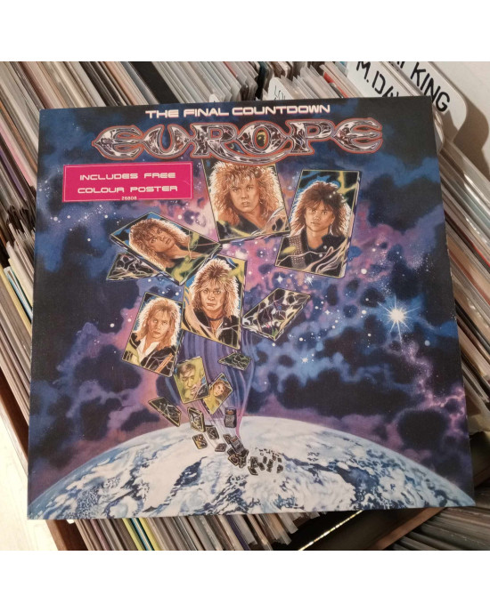 Europe - The Final Countdown + Poster - 1986 Europe - The Final Countdown + Poster - 1986