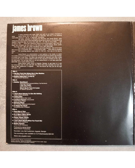 James Brown - Sex Machine (Recorded Live At Home In Augusta, Georgia With His Bad Self)