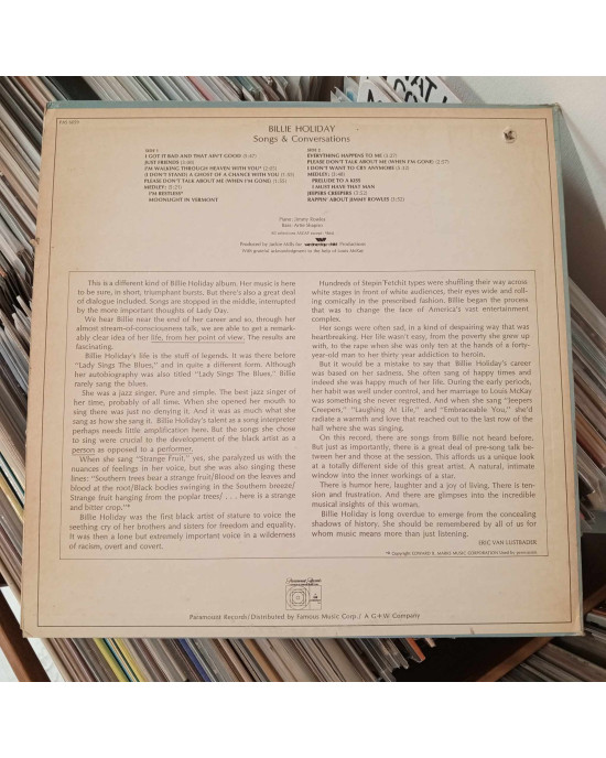 Billie Holiday - Songs & Conversations