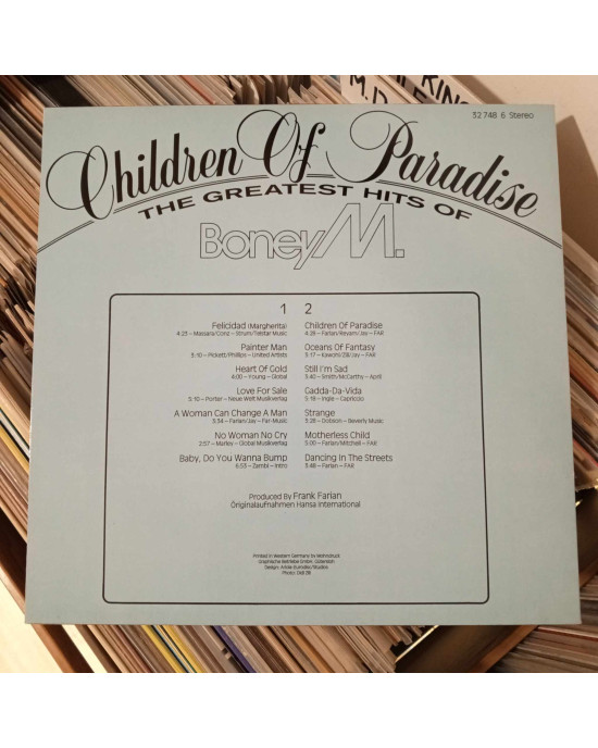 Boney M. - Children Of Paradise - The Greatest Hits Of - Volume 2 Boney M. - Children Of Paradise - The Greatest Hits Of - Volume 2