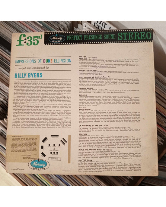 Billy Byers - Impressions Of Duke Ellington