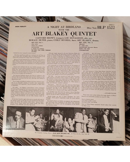 Art Blakey Quintet - A Night At Birdland Volume 2 Art Blakey Quintet - A Night At Birdland Volume 2