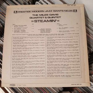 The Miles Davis Quintet - Steamin' With The Miles Davis Quintet - 1966 Hollanda The Miles Davis Quintet - Steamin' With The Miles Davis Quintet - 1966 Hollanda