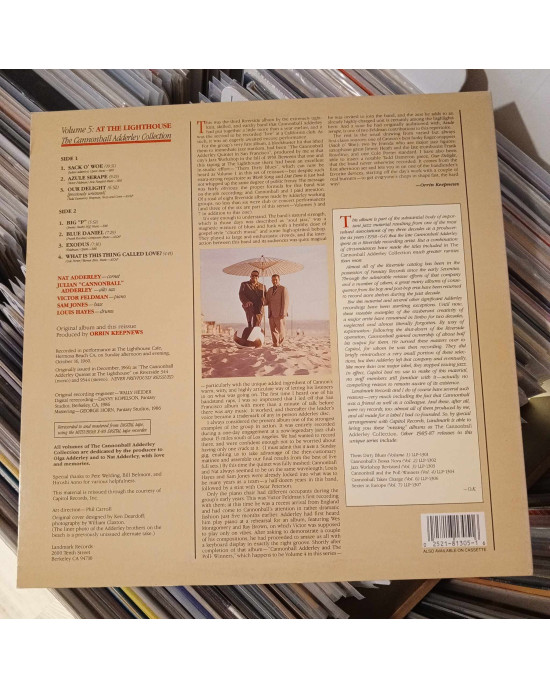The Cannonball Adderley Quintet - At The Lighthouse The Cannonball Adderley Quintet - At The Lighthouse