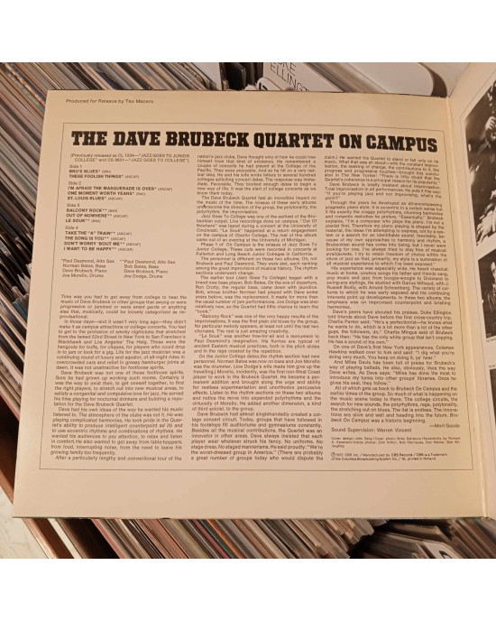 The Dave Brubeck Quartet - Brubeck On Campus