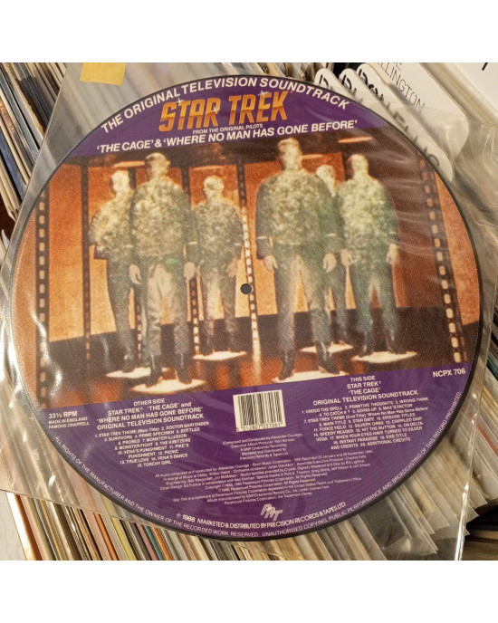 Alexander Courage - Star Trek - "The Cage" And "Where No Man Has Gone Before" - Original Television Soundtrack - Picture Disc Alexander Courage - Star Trek - "The Cage" And "Where No Man Has Gone Before" - Original Television Soundtrack - Picture Disc