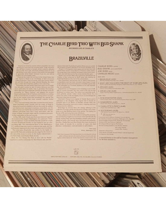 Charlie Byrd Trio With Bud Shank - Brazilville