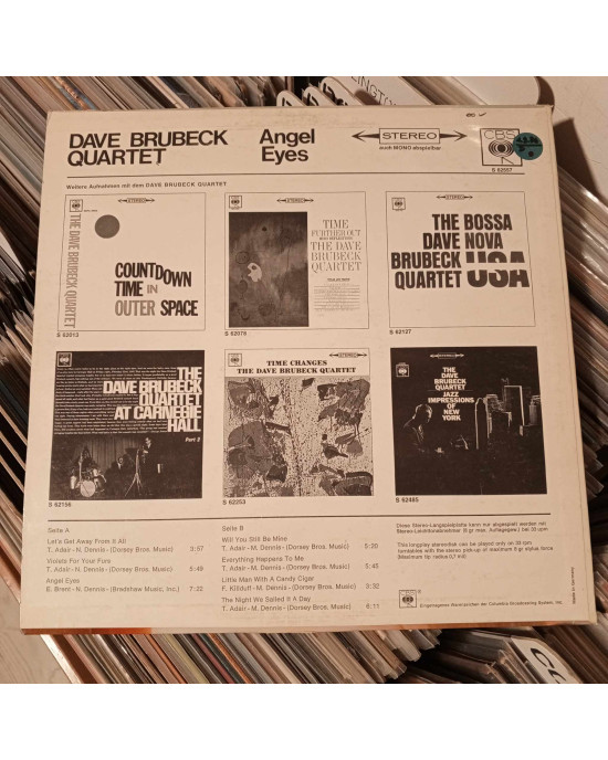 The Dave Brubeck Quartet - Angel Eyes The Dave Brubeck Quartet - Angel Eyes