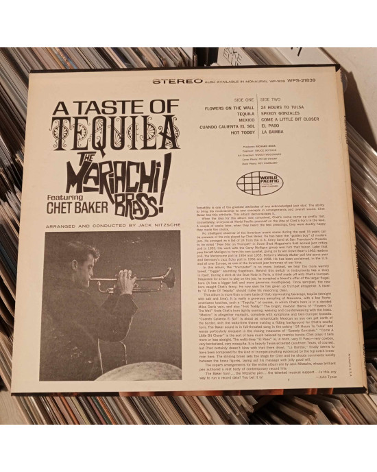 The Mariachi Brass Featuring Chet Baker - A Taste Of Tequila