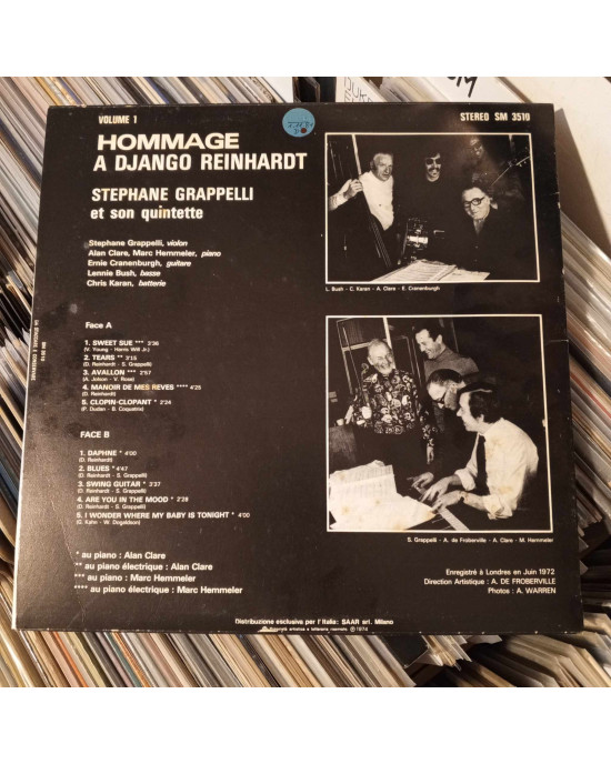 Stéphane Grappelli - Hommage A Django Reinhardt Volume 1 Stéphane Grappelli - Hommage A Django Reinhardt Volume 1
