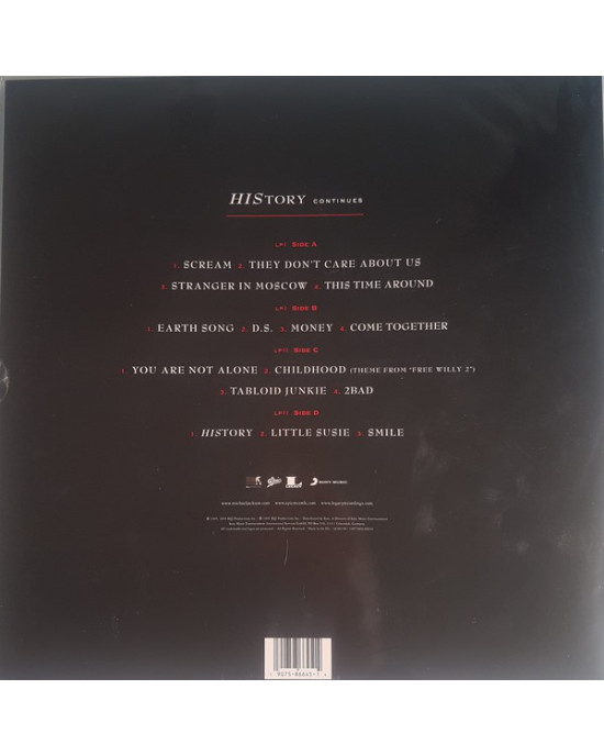 Michael Jackson - History: Continues (Limited Edition - Picture Disc)