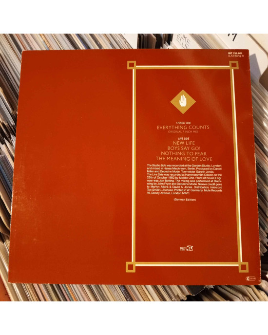 Depeche Mode - Everything Counts And Live Tracks - Maxi Single