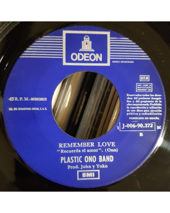 Plastic Ono Band - Give Peace A Chance / Remember Love - 45'lik Plastic Ono Band - Give Peace A Chance / Remember Love - 45'lik