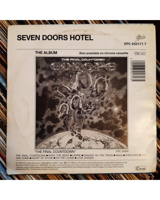 Europe - Rock The Night / Seven Doors Hotel - 45'lik Europe - Rock The Night / Seven Doors Hotel - 45'lik
