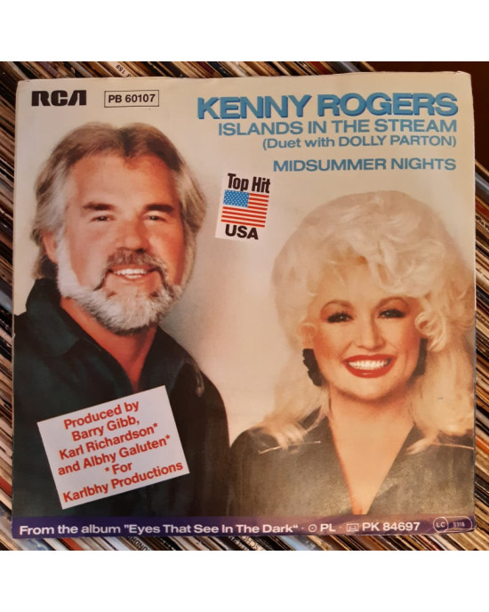 Kenny Rogers & Dolly Parton - Islands In The Stream / Midsummer Nights - 45'lik