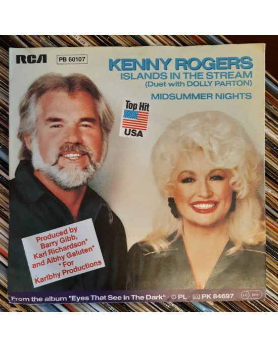 Kenny Rogers & Dolly Parton - Islands In The Stream / Midsummer Nights - 45'lik