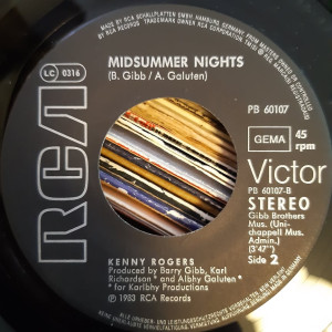 Kenny Rogers & Dolly Parton - Islands In The Stream / Midsummer Nights - 45'lik Kenny Rogers & Dolly Parton - Islands In The Stream / Midsummer Nights - 45'lik