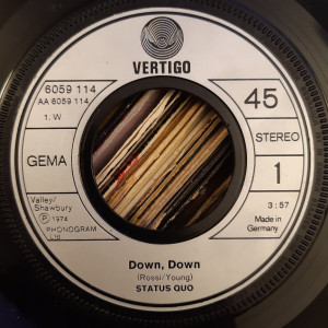 Status Quo - Down, Down / Night Ride - 45'lik Status Quo - Down, Down / Night Ride - 45'lik