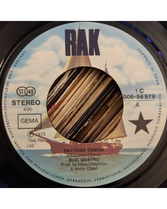 Suzi Quatro ‎– Daytona Demon / Roman Fingers - 45'lik