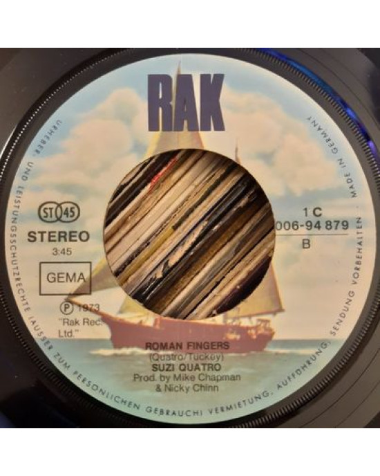 Suzi Quatro ‎– Daytona Demon / Roman Fingers - 45'lik