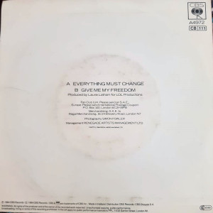 Paul Young - Everything Must Change - 45'lik