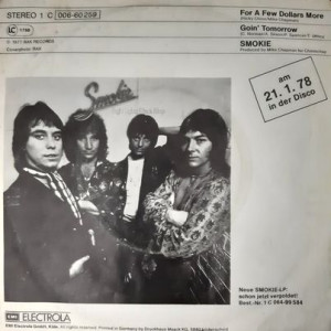 Smokie - For A Few Dollars More - 45'lik