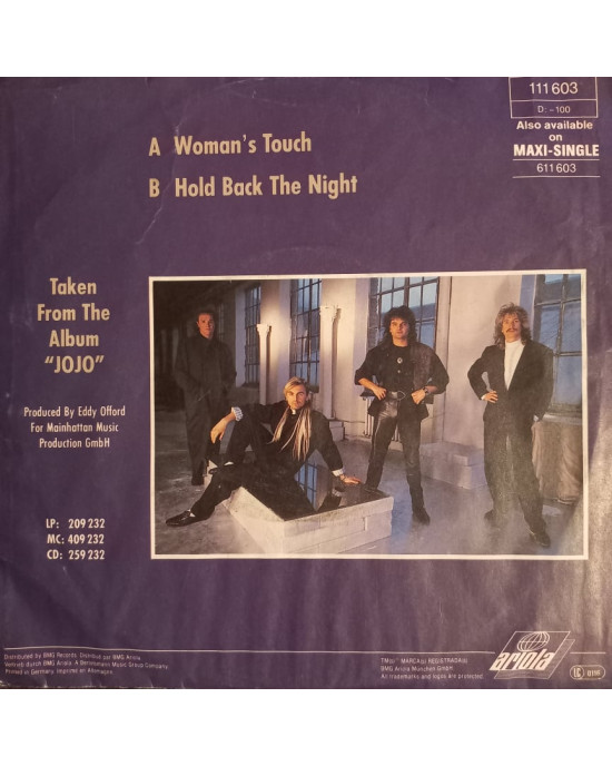 Jojo - Woman's Touch - 45'lik Jojo - Woman's Touch - 45'lik