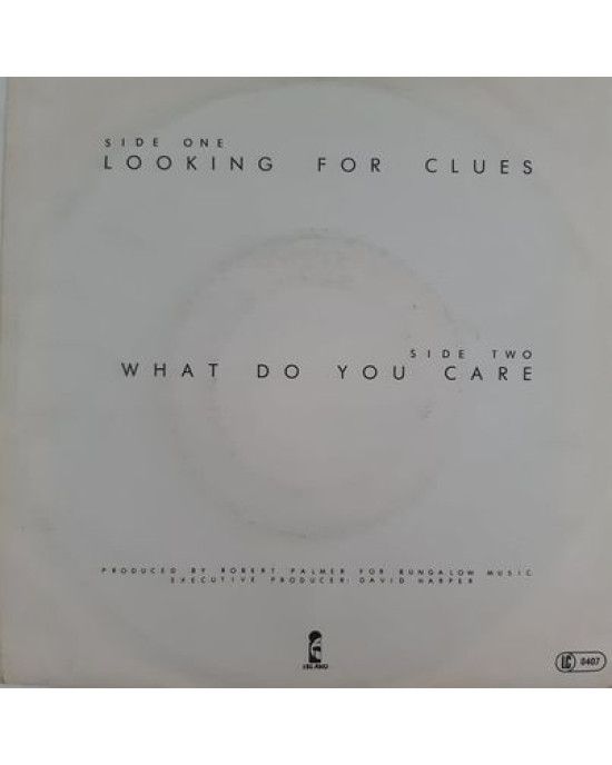 Robert Palmer - Looking For Clues - 45'lik Robert Palmer - Looking For Clues - 45'lik