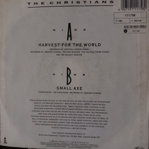 The Christians - Harvest For The World - 45'lik The Christians - Harvest For The World - 45'lik