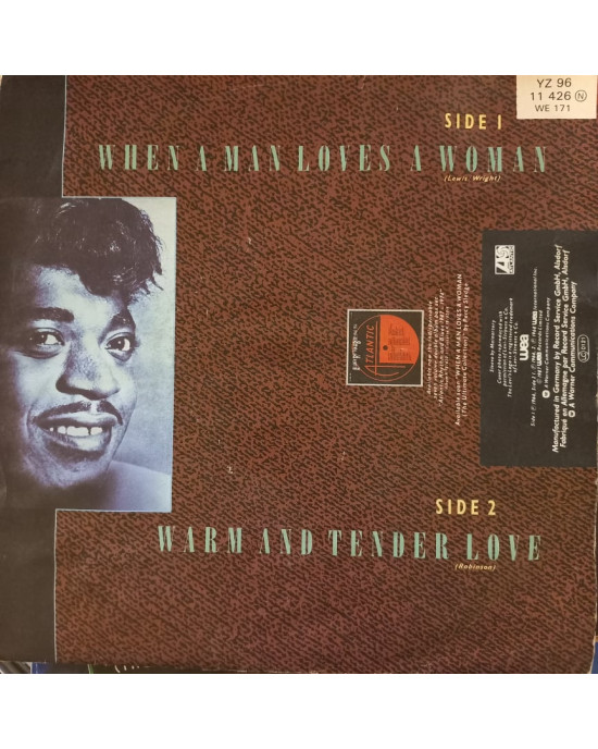 Percy Sledge - When A Man Loves A Woman - 45'lik Percy Sledge - When A Man Loves A Woman - 45'lik