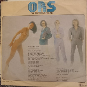O.R.S. (Orlando Riva Sound) - Fire On The Water / The Blaze - 45'lik O.R.S. (Orlando Riva Sound) - Fire On The Water / The Blaze - 45'lik