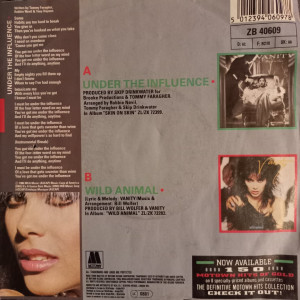 Vanity - Under The Influence - 45'lik Vanity - Under The Influence - 45'lik