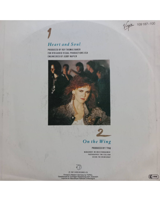 T'Pau - Heart And Soul - 45'lik T'Pau - Heart And Soul - 45'lik