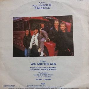 Mike & The Mechanics - All I Need Is A Miracle - 45'lik Mike & The Mechanics - All I Need Is A Miracle - 45'lik