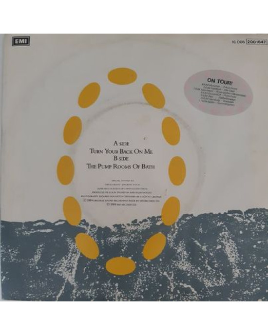 Kajagoogoo - Turn Your Back On Me - 45'lik Kajagoogoo - Turn Your Back On Me - 45'lik