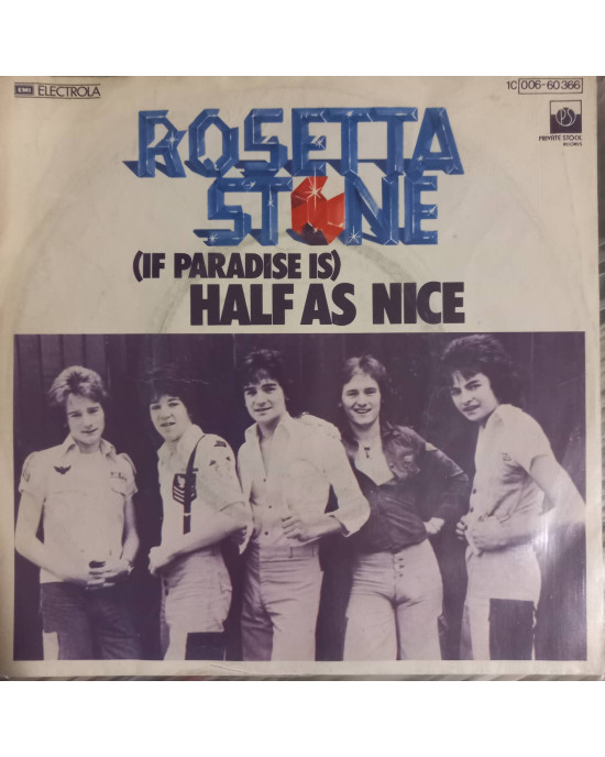 Rosetta Stone - (If Paradise Is) Half As Nice - 45'lik Rosetta Stone - (If Paradise Is) Half As Nice - 45'lik