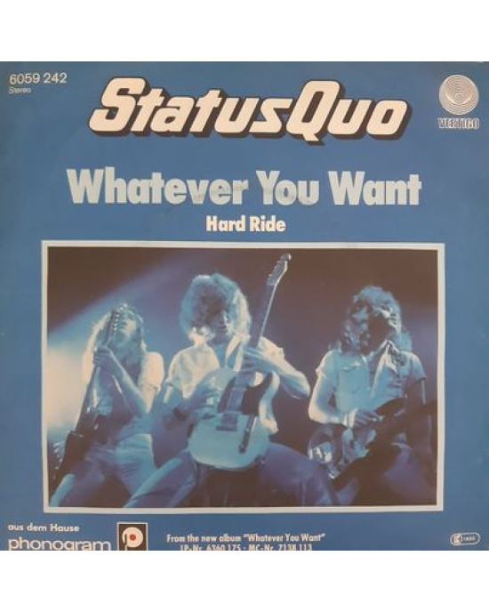 Status Quo - Whatever You Want - 45'lik