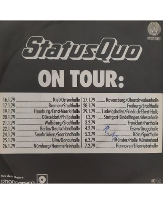 Status Quo - Accident Prone - 45'lik Status Quo - Accident Prone - 45'lik