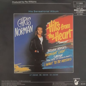 Chris Norman - Wings Of Love - 45'lik Chris Norman - Wings Of Love - 45'lik