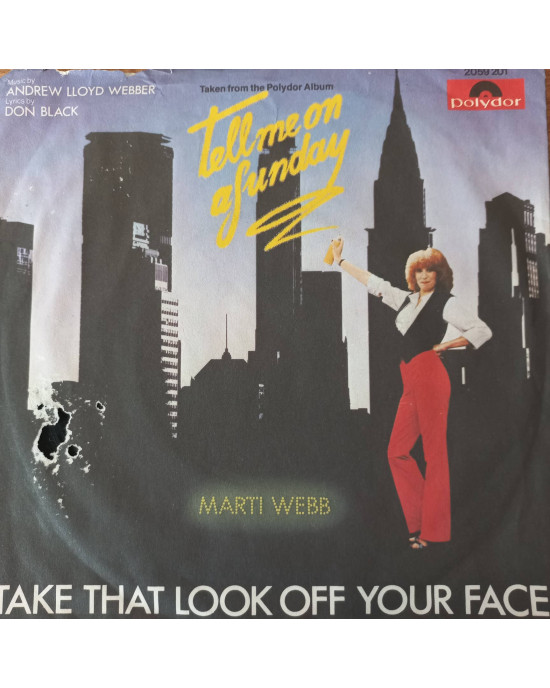 Marti Webb – Take That Look Off Your Face - 45'lik Marti Webb – Take That Look Off Your Face - 45'lik