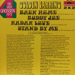 Golden Earring - Die Vier Grossen Hits Von Golden Earring - 2 x 45'lik Golden Earring - Die Vier Grossen Hits Von Golden Earring - 2 x 45'lik