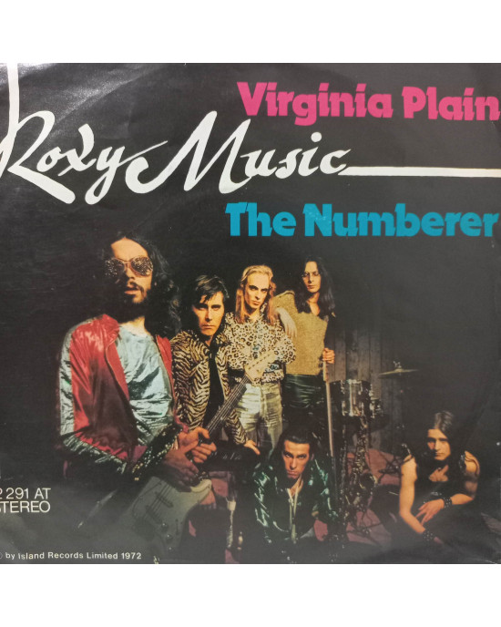 Roxy Music - Virginia Plain / The Numberer - 45'lik Roxy Music - Virginia Plain / The Numberer - 45'lik