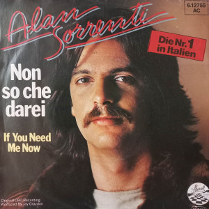 Alan Sorrenti - Non So Che Darei - 45'lik