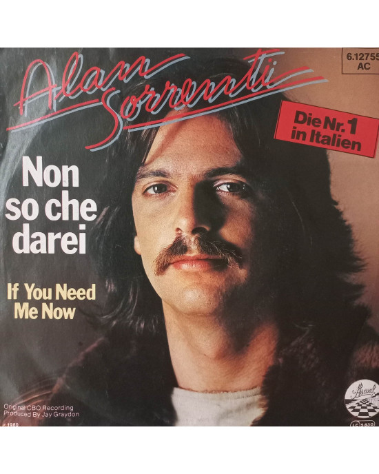 Alan Sorrenti - Non So Che Darei - 45'lik Alan Sorrenti - Non So Che Darei - 45'lik